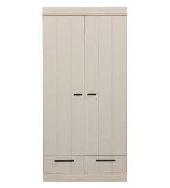 Szafa DRAWER 195 x 94 cm drewno sosna dust