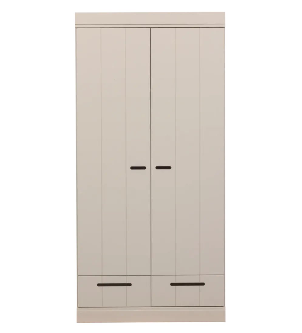 Szafa DRAWER 195 x 94 cm drewno sosna dust