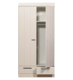 Szafa DRAWER 195 x 94 cm drewno sosna dust