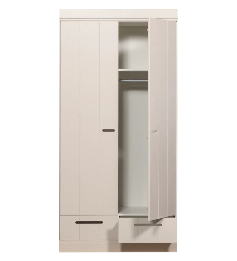 Szafa DRAWER 195 x 94 cm drewno sosna dust