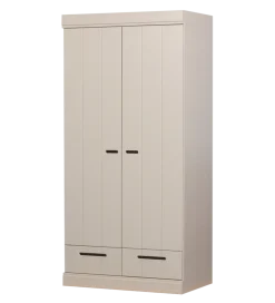 Szafa DRAWER 195 x 94 cm drewno sosna dust