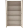 Szafa Japandi z wzorem RAIN 200 cm drewno sosny dust