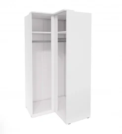 Szafa narożna OPTIMA 109 cm biała