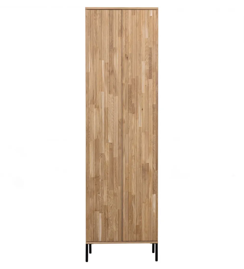 Szafa NEW GRAVURE 210 cm drewno dębu naturalna