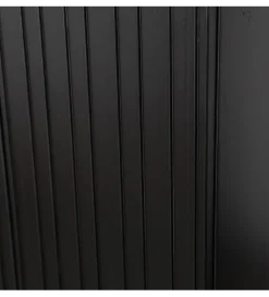 Szafa NEW GRAVURE 210 cm drewno sosny czarna