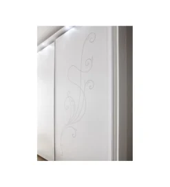 Szafa NIVEA 243 Cm X 230 Cm Biała Z Ozdobnym Nadrukiem