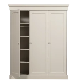 Szafa OLIVIA 212 cm drewno sosna szara