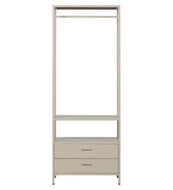 Szafa otwarta FERRIS 185 x 70 cm piaskowa