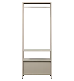 Szafa otwarta FERRIS 185 x 70 cm piaskowa