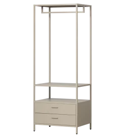 Szafa otwarta FERRIS 185 x 70 cm piaskowa