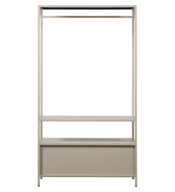 Szafa otwarta FERRIS 185 x 100 cm piaskowa