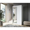 Szafa przesuwna BIANCCO II z lustrem 120 cm biały