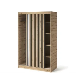 Szafa przesuwna EMERIO II 120 cm kolor dąb artisan