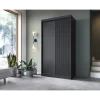 Szafa przesuwna PRESCCO II 220 cm czarna