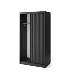 Szafa przesuwna PRESCCO II 220 cm czarna
