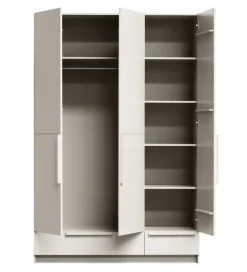 Szafa PURE 215 x 142 cm drewno sosny dust