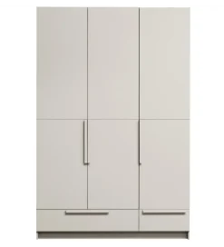 Szafa PURE 215 x 142 cm drewno sosny dust