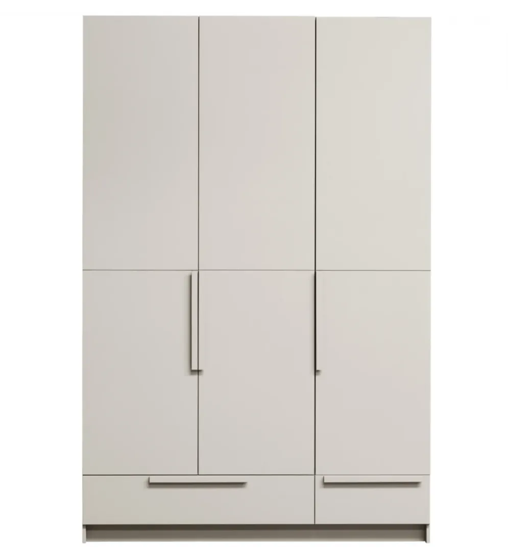 Szafa PURE 215 x 142 cm drewno sosny dust