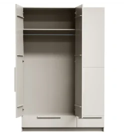 Szafa PURE 215 x 142 cm drewno sosny dust