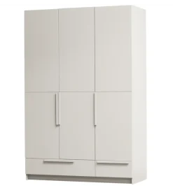 Szafa PURE 215 x 142 cm drewno sosny dust
