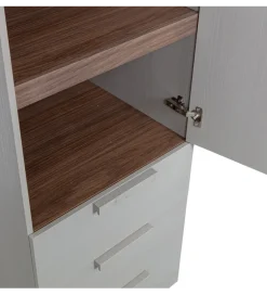 Szafa RENS 55 cm dekor orzechowy szara