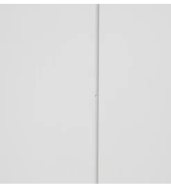 Szafa TIES 202 cm drewno sosny biała