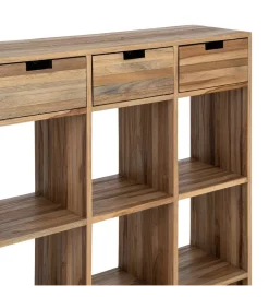 Szafka KURAN 96 cm drewno teak naturalny