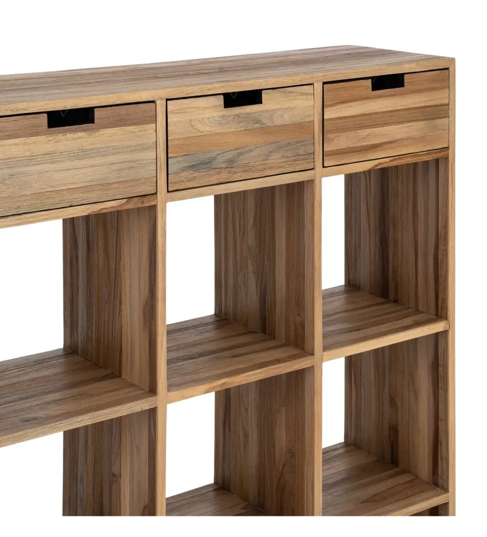 Szafka KURAN 96 cm drewno teak naturalny