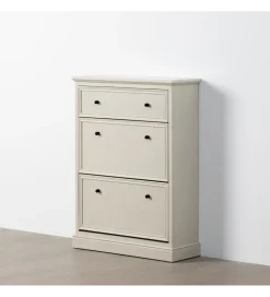 Szafka na buty REID 108 cm jasnoszara