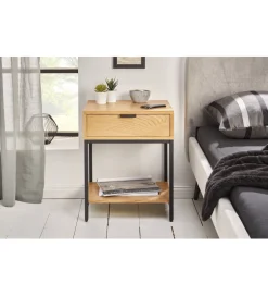 Szafka nocna  Elements 40 cm w kolorze dębowym