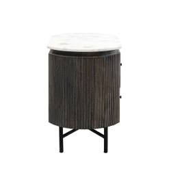 Szafka nocna GLENN 50 cm antracytowa