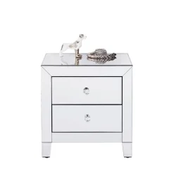 Szafka nocna LUXURY 49 cm transparentny