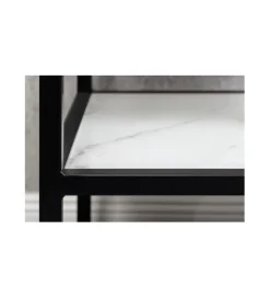 Szafka nocna RAUL 45 cm w optyce białego marmuru