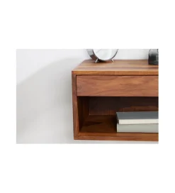 Szafka nocna wisząca ZAMBEZI  50 cm drewno sheesham