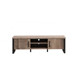 Szafka pod TV EMILE 166 cm w optyce dąb tytoniowo-brązowy