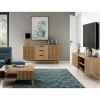 Szafka RTV wisząca ENTSIAN 150 cm w optyce dąb artisan