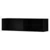 Szafka RTV wisząca MEORATI 150 cm w optyce dąb artisan