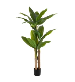 Sztuczny kwiat BANANA 190 CM  zielony