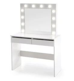 Toaletka HOLLYWOOD 94 cm biała z oświetleniem LED