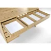 Toaletka HOLLYWOOD XL 120 cm dąb artisan z oświetleniem LED