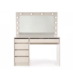 Toaletka HOLLYWOOD XL 120 cm kaszmir z oświetleniem LED