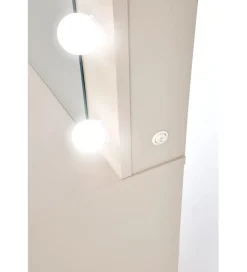 Toaletka HOLLYWOOD XL 120 cm kaszmir z oświetleniem LED