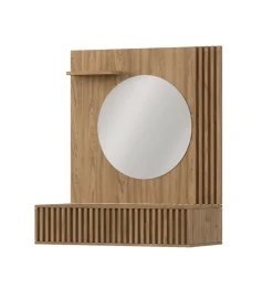 Toaletka wisząca ENTSIAN 85 cm w optyce dąb artisan