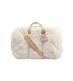 Torba MIKA FURR kremowa