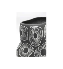 Wazon ANEMONE 33 cm szare