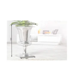 Wazon Goal Cup 40 cm srebrny