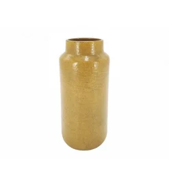 Wazon MOSTAZA 30 cm ceramika musztardowy