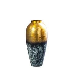 Wazon ORIENT L 65 cm złoto z patyną