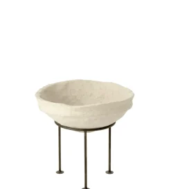 Wazon Paper Mache Biały