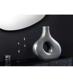 Wazon RING 30 cm ciemnoszary